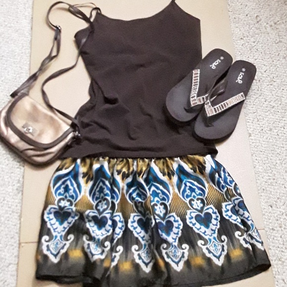 Silk Miniskirt NWT - Picture 2 of 7